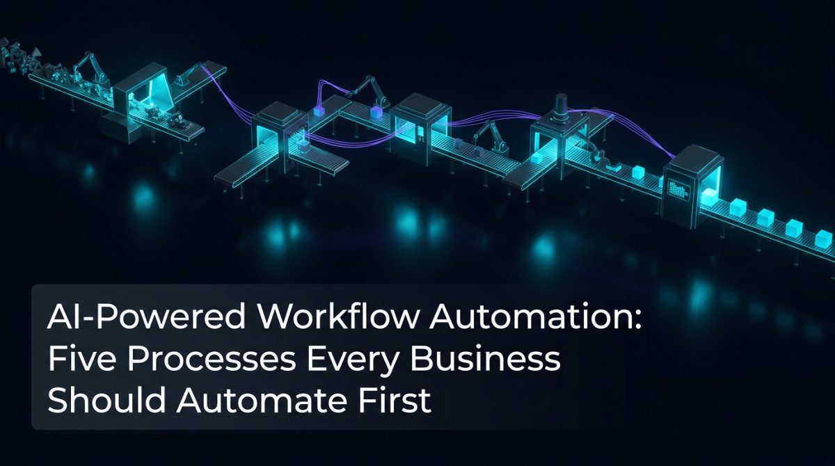 AI-Powered Workflow Automation: Five Processes Every Business Should Automate First