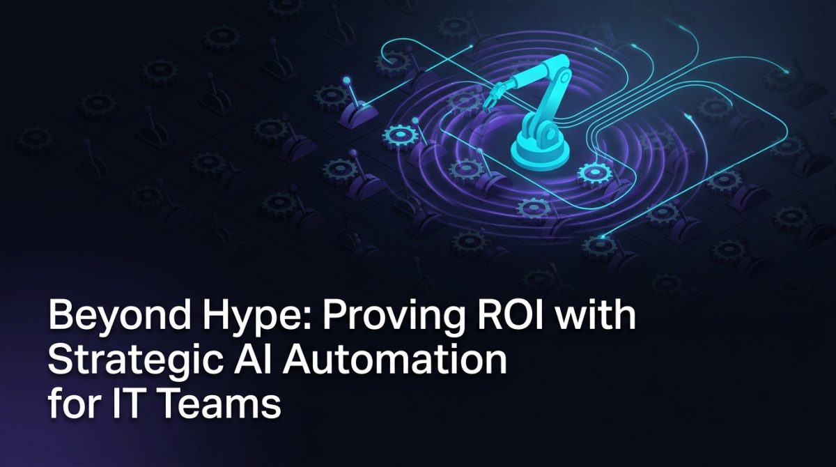 Beyond Hype: Proving ROI with Strategic AI Automation for IT Teams