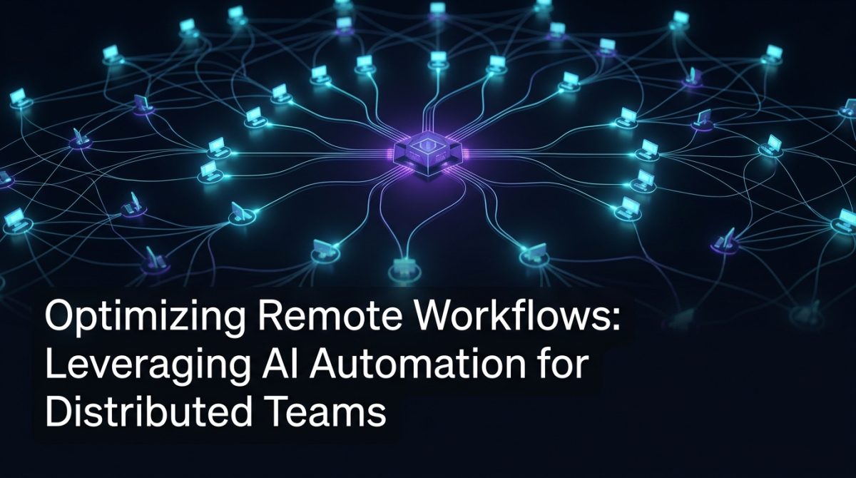 Optimizing Remote Workflows: Leveraging AI Automation for Distributed Teams