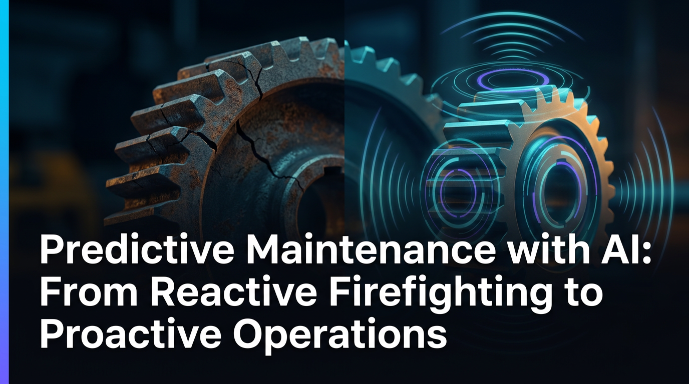 Predictive Maintenance with AI: From Reactive Firefighting to Proactive Operations