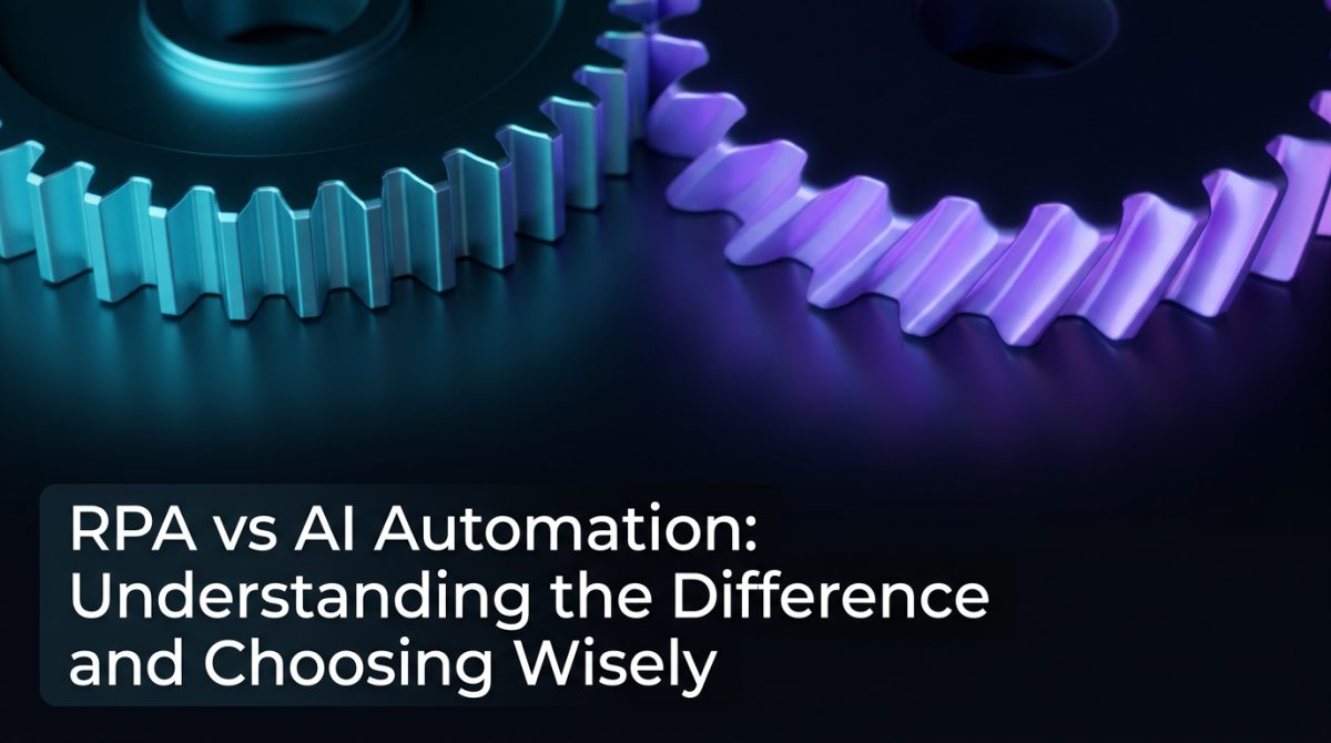 RPA vs AI Automation: Understanding the Difference and Choosing Wisely
