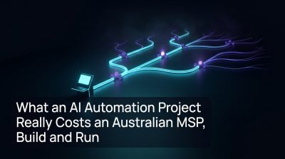 What an AI Automation Project Really Costs an Australian MSP, Build and Run